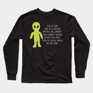 Bob is a helping person Long Sleeve T-Shirt